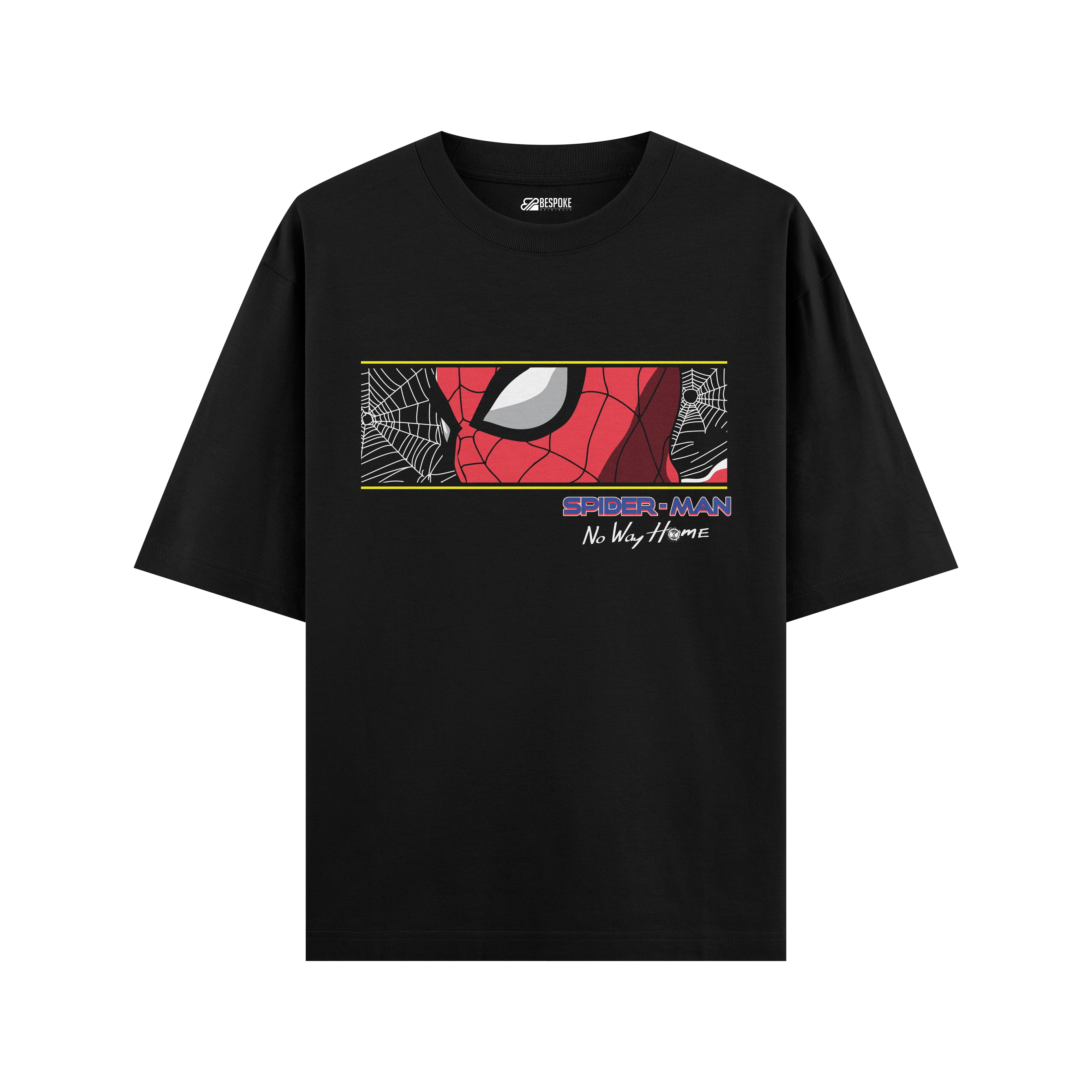 Spider-Man “No Way Home” Oversized Graphic T-Shirt – Black | Premium Cotton Streetwear