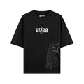Aura Oversized T-Shirt – Black Eagle Graphic Streetwear Tee