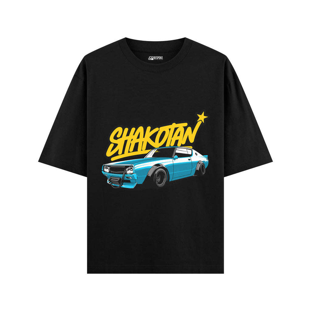 Shakotan Oversized T-Shirt – Retro JDM Streetwear Graphic Tee